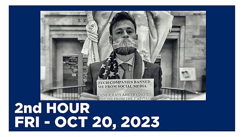 WAR ROOM [2 of 3] Fri 10/20/23 • OWEN SHROYER’S FINAL BROADCAST BEFORE BECOMING A POLITICAL PRISONER