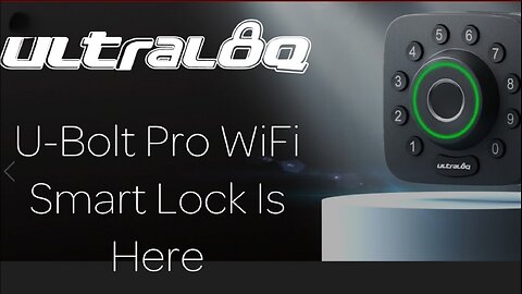 ULTRALOQ smartlock unboxing install and review