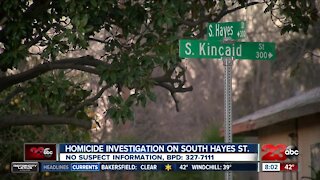 Homicide investigation on South Hayes St.