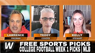 Free Sports Picks | WagerTalk Today | College Football Week 1 Picks | Wednesday MLB Picks | Aug 30