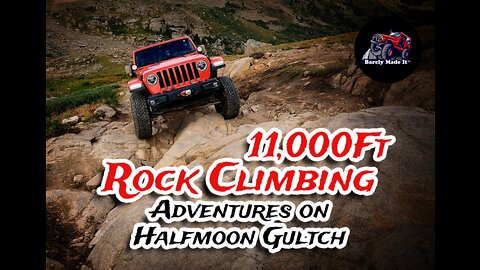 Extreme Trails - Colorado Jeep Trails - Halfmoon Gultch - My Wife drives the whole way