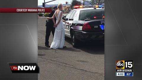 Woman en route to wedding arrested for DUI in Marana