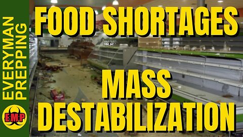 Food Shortages Causing Global Depression & Mass Destabilization - Prepping