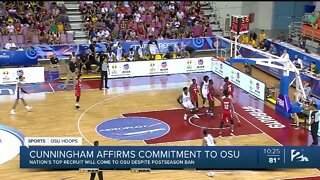 Cade Cunningham affirms commitment to Oklahoma State despite NCAA's postseason ban