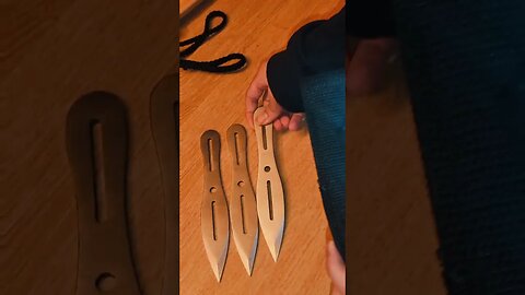 Unboxing my brand new Smith & Wesson throwing knives #Shorts
