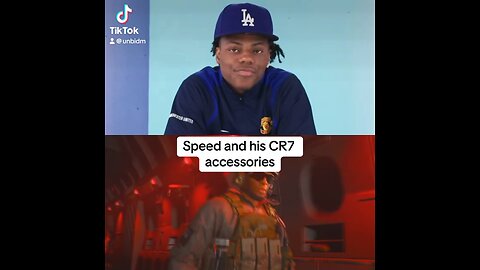 Speed and his CR7 accessories