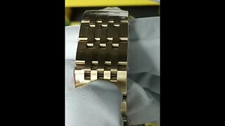 gold automatic mens bracelet watch