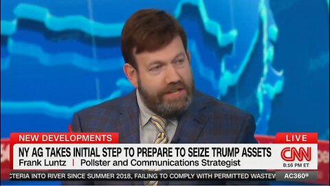 Frank Luntz: If NY starts to take Trump's properties, HE WILL BE ELECTED