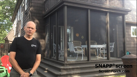 SNAPP® screen Porch Screen Project Review - Mark from Ohio