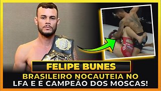 BRASILEIRO NOCAUTEIA E É CAMPEÃO DOS MOSCAS DO LFA!