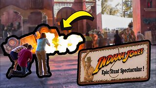 [FULL SHOW] Indiana Jones Epic Stunt Spectacular Now Open | Disney's Hollywood Studios 4k