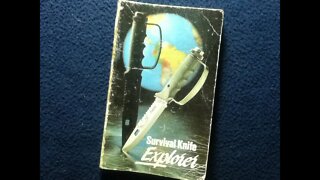 BOOK REVIEW : MARTO-BREWER Survival Knife Exploŕeŕ (Explora), MARTO, Spain, Toledo, 1984