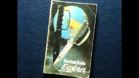 BOOK REVIEW : MARTO-BREWER Survival Knife Exploŕeŕ (Explora), MARTO, Spain, Toledo, 1984