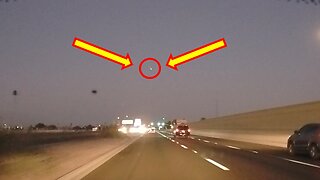 Garmin Dashcam Records Shooting Star (Falling Meteor) Over Phoenix, AZ