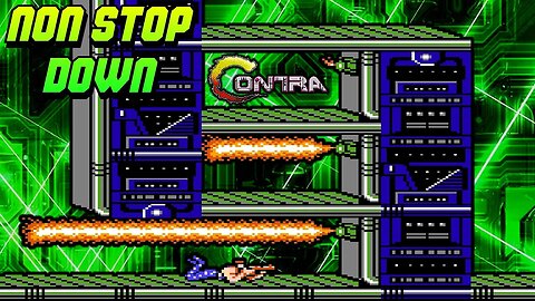 Contra gameplay Non stop Down challenge #6