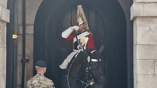 Glass of Water given to the guard #thekingsguard