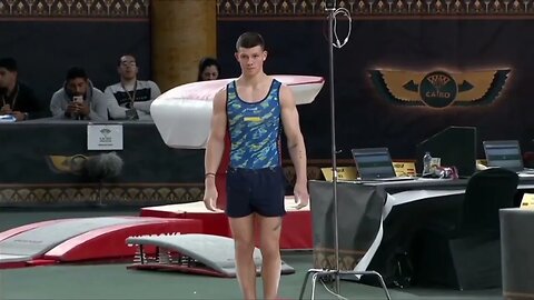 Illia Kovtun (UKR) Floor Exercise🥇 2023 Cairo World Cup