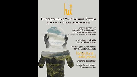 Understanding Your Immune System - hu learning series - part 1