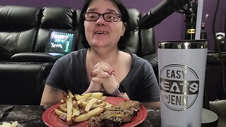 yummy steak and fries🥩🥩🍟🍟🍟 Mukbang ASMR