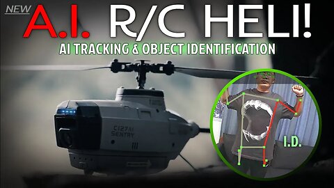 AI RC HELI!!! - THIS RC Spy Heli has AI Tracking for $100