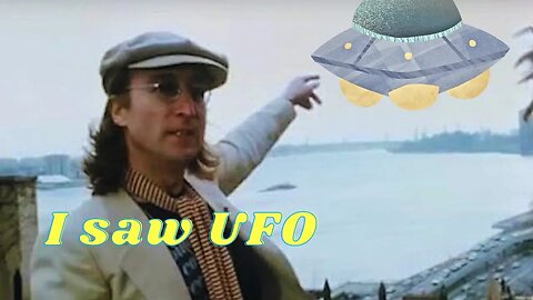 John Lennon reports seeing a UFO in New York City