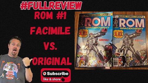 Rom #1 Facsimile Edition (2023) Foil Variant vs. Rom #1 Newstand 1979 Original #FullReview Marvel