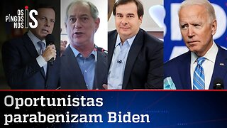 De olho em 2022, Doria, Ciro e Maia afagam Biden