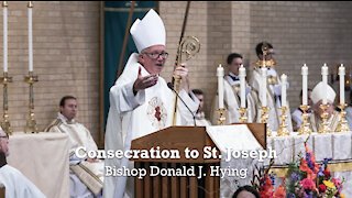 Bishop Donald J. Hying, Consecration to St. Joseph