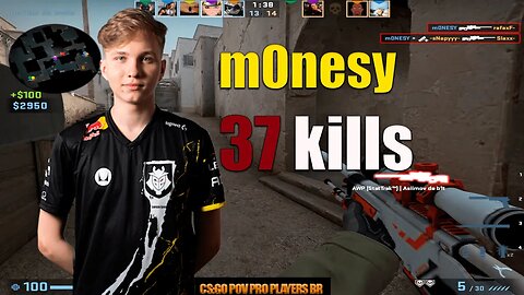 CSGO POV | 6000 ELO - G2 m0nesy 37 KILLS Dust2 POV | FACEIT Ranked | 30 Jun, 2023