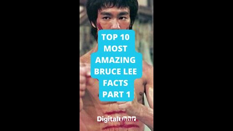 Top 10 Most Amazing Bruce Lee Facts Part 1