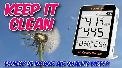 Temtop S1 Indoor Air Quality Monitor Review