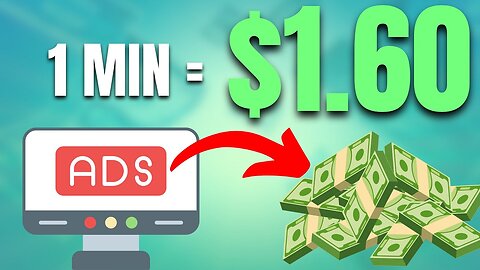 Get Paid $3.20/Minute Watching Google Ads 🤑 | Make Money Online 2024
