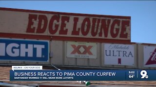 Business reacts to curfew