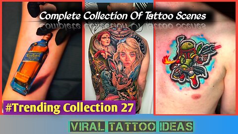 Beautiful Tattoos | Tattoo Design Video😯 | Most Beautiful Art😍 | Trending Tattoo Designs 💪| Epi27