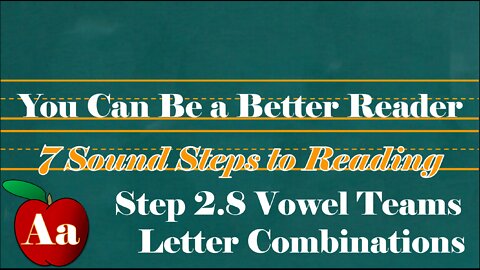 Step 2.8.2: Long Vowel Teams Letter Combinations