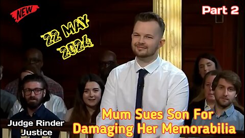 Mom Sues Son For Damaging Her Memorabilia| Part 2 | Judge Rinder Justice