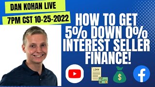 How we did our first Seller Finance Deal with only 5% down and 0% Interest