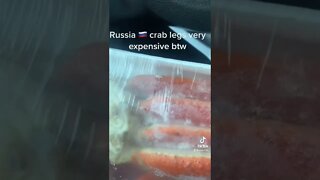 I bought some Crabs from Russia ! #russia #seafood #food