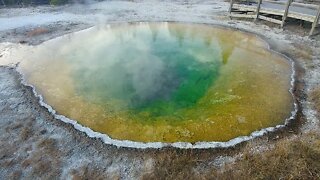 Morning Glory Pool in Yellowstone