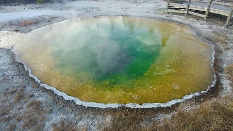 Morning Glory Pool in Yellowstone