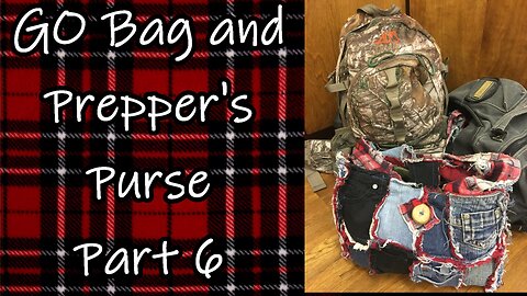 GO Bag and Prepper's Purse Part 6