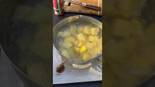 Smoked porterhouse and jalapeño popper mashed potatoes