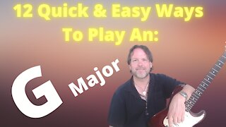 How To Play G Major Chord 12 Quick And Easy Ways Great for beginners