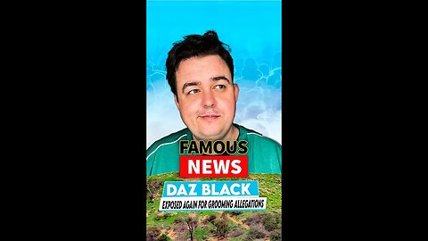 Daz Black EXPOSED Again For Grooming Allegations UPDATES with VIDEO | Famous News #shorts