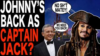 Johnny Depp Back in Pirates of the Caribbean Reports Indicate as Bob Iger Returns as CEO.