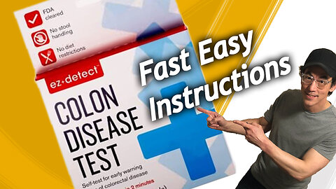 EZ Detect - Colon Disease Test Kit, Simple Instructions, How To Use, Product Links