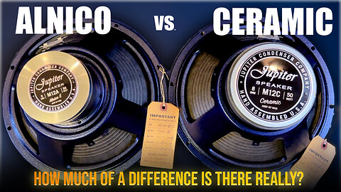 Alnico vs. Ceramic Guitar Speakers | How Much of a Difference Is There?