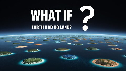 What If Earth Had NO LAND? 🐟 #shorts #cosmicshorts