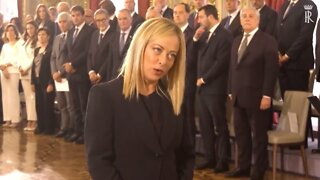 Giorgia Meloni Sworn in as First Woman Italian Premier