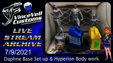 VinceVellCUSTOMS Live Stream -Daphne Split Base set up & Hyperion